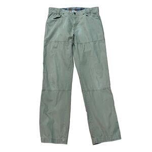 Chino Pants Men's W34 L31.5 Omni Shade Tan Belted Flat Front Columbia Sportswear